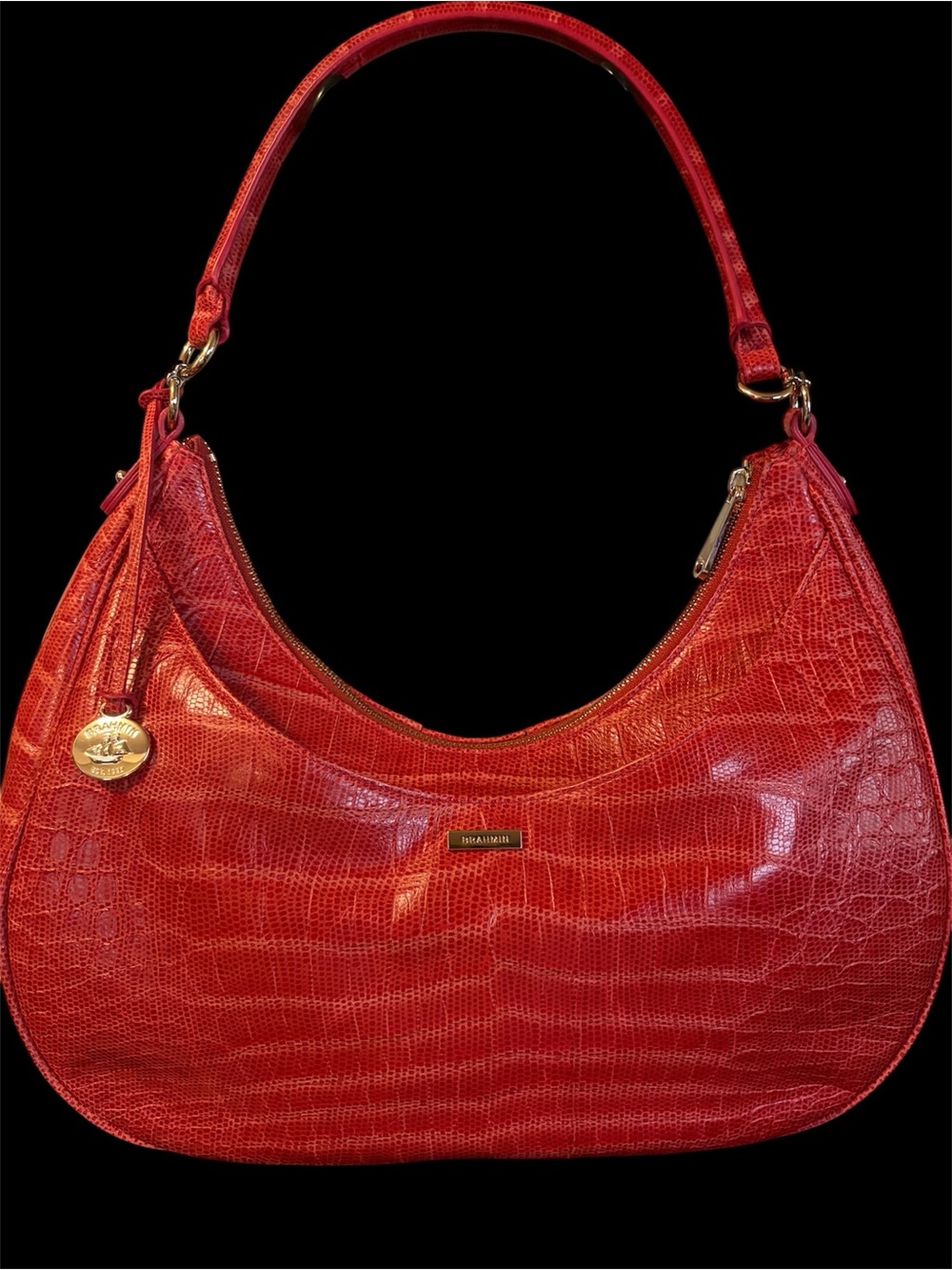 Brahmin Bekka Red Dragon Shoulder Bag
